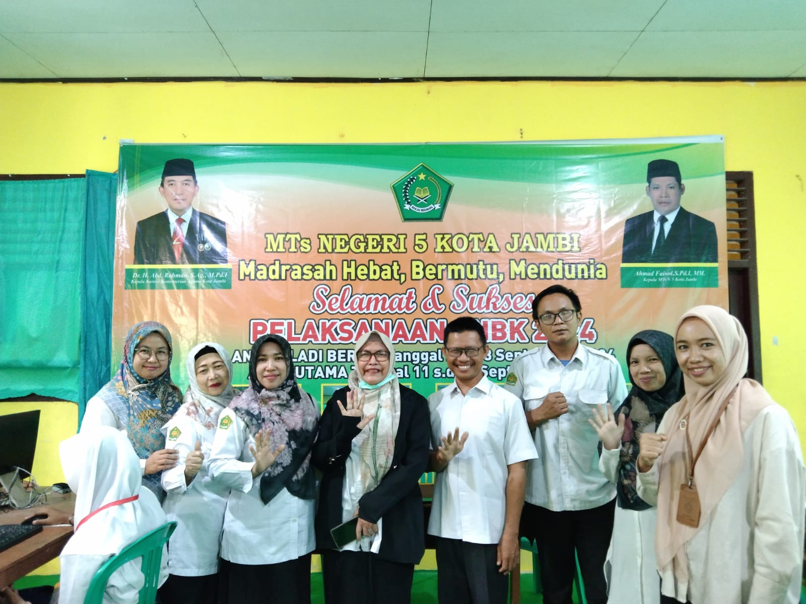 PENGAWAS MTsN 5 KOTA JAMBI LAKUKAN MONITORING TERKAIT PELAKSANAAN ANBK TAHUN 2024