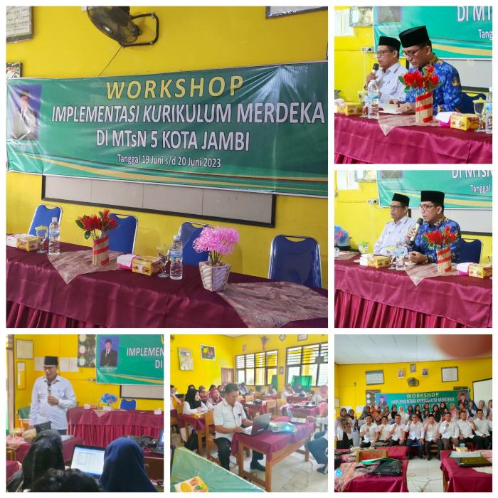 MTsN 5 KOTA JAMBI GELAR WORKSHOP IMPLEMENTASI KURIKULUM MERDEKA MTsN 5 KOTA JAMBI GELAR WORKSHOP IMPLEMENTASI KURIKULUM MERDEKA