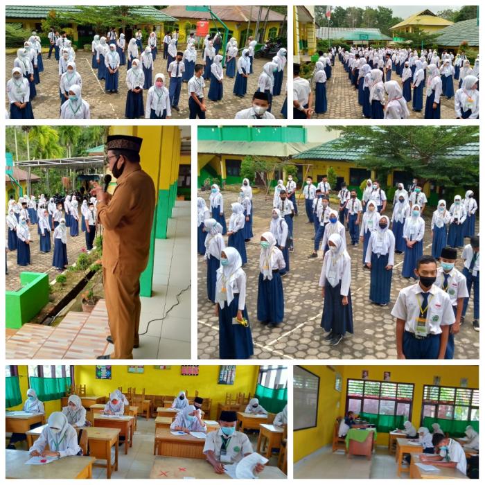 SISWA/I MTSN 5 KOTA JAMBI IKUTI UJIAN MADRASAH