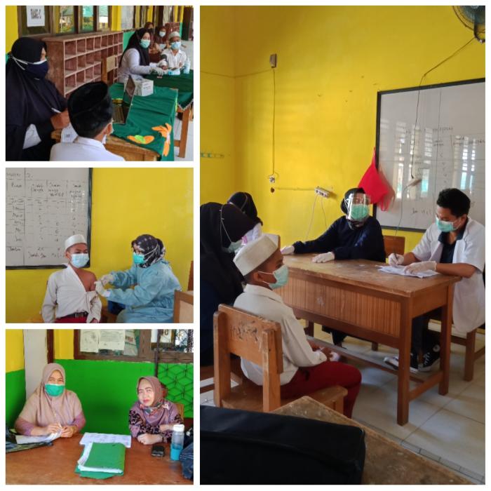 MTSN 5 KOTA JAMBI LAKSANAKAN VAKSINASI UNTUK SISWA