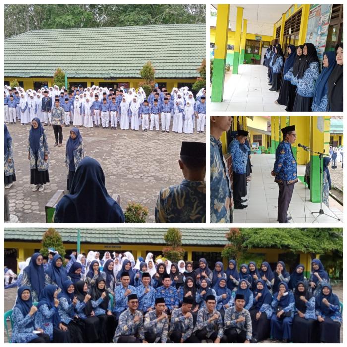 UPACARA HARI PAHLAWAN DI MTSN 5 KOTA JAMBI BERLANGSUNG KHIDMAT