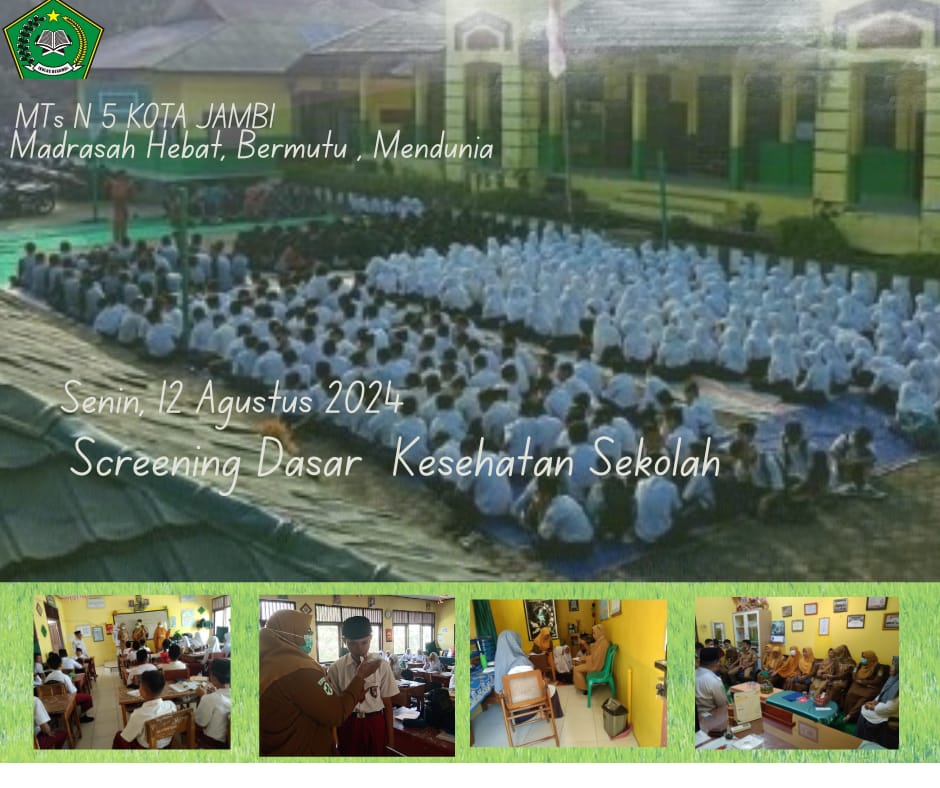 SCREENING DASAR KESEHATAN SEKOLAH OLEH TIM KESEHATAN PUSKESMAS KENALI BESAR