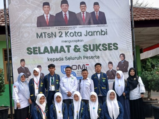 *PLT KEPALA MTsN 5 KOTA JAMBI LANGSUNG DAMPINGI SISWA PADA OLIMPIADE MADRASAH INDONESIA TINGKAT KOTA JAMBI TAHUN 2026* *PLT KEPALA MTsN 5 KOTA JAMBI LANGSUNG DAMPINGI SISWA PADA OLIMPIADE MADRASAH INDONESIA TINGKAT KOTA JAMBI TAHUN 2026*