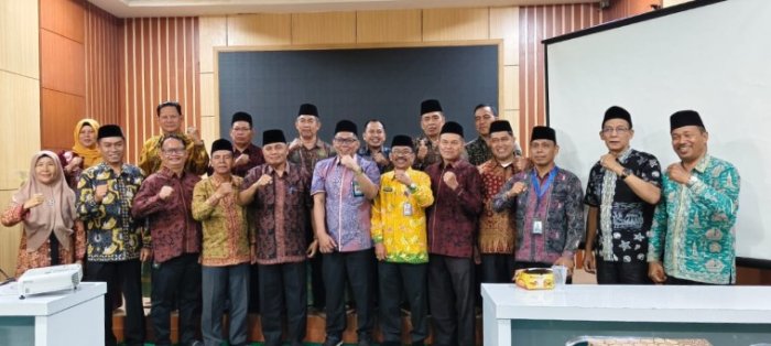 Kepala MTsN 5 Kota Jambi ikuti rapat Evaluasi TW1 di kemenag Kota Jambi
