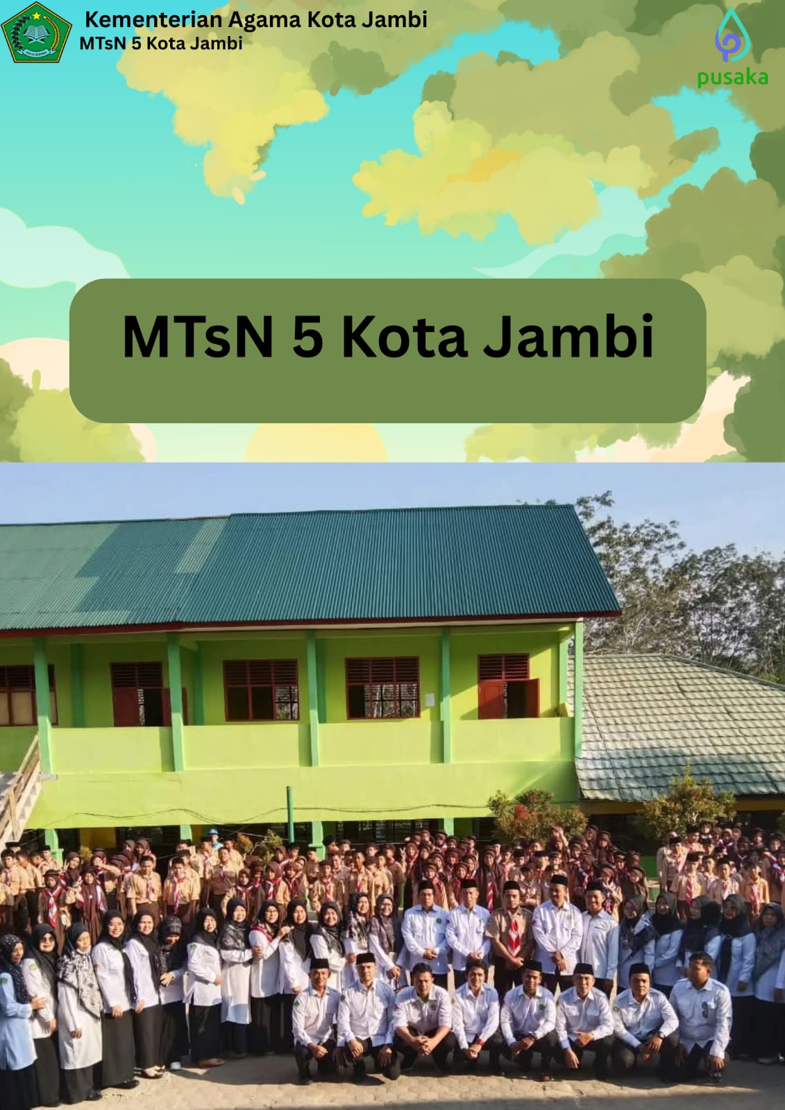 TERUS BERBENAH KEPALA MADRASAH  TINGKATKAN FASILITAS SEKOLAH:(RUANG KELAS BARU )  RKB  UNTUK PENDIDIKAN YANG BERKUALITAS