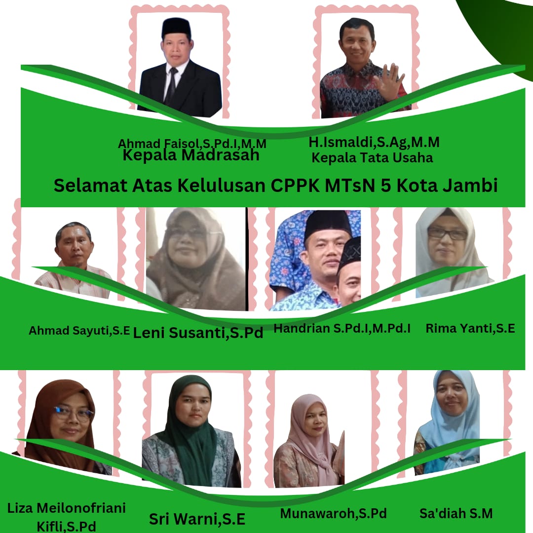  CPPPK TAHAP 1 MTs N 5 KOTA JAMBI TAHUN 2024 LULUS 100%