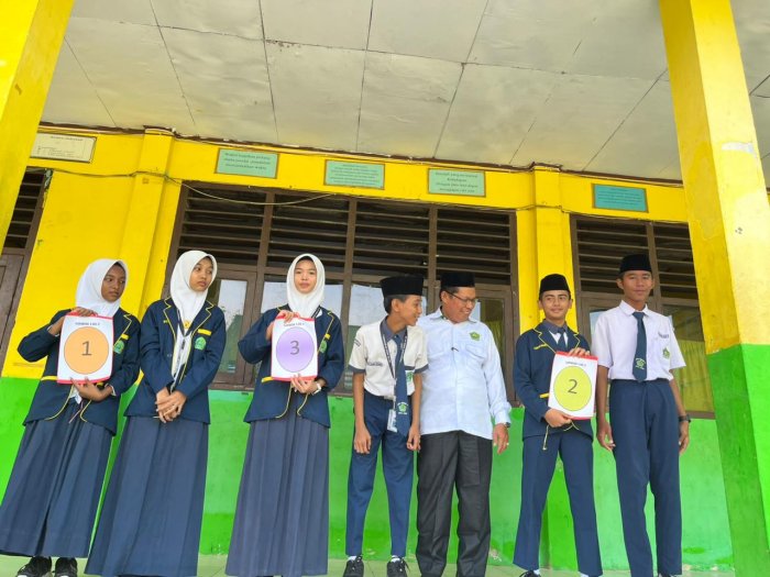 Pengundian Nomor Urut Calon Ketua dan Wakil OSIM MTsN 5 Jambi Pengundian Nomor Urut Calon Ketua dan Wakil OSIM MTsN 5 Jambi