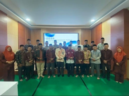 Kepala MTsN 5 Kota Jambi Ikuti Kegiatan Penandatanganan Perjanjian Kinerja 2026 di Kemenag Kota Jambi