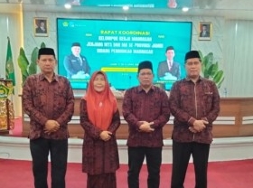 Kepala MTsN 5  Kota Jambi Hadiri Rakor KKM se-Provinsi Jambi