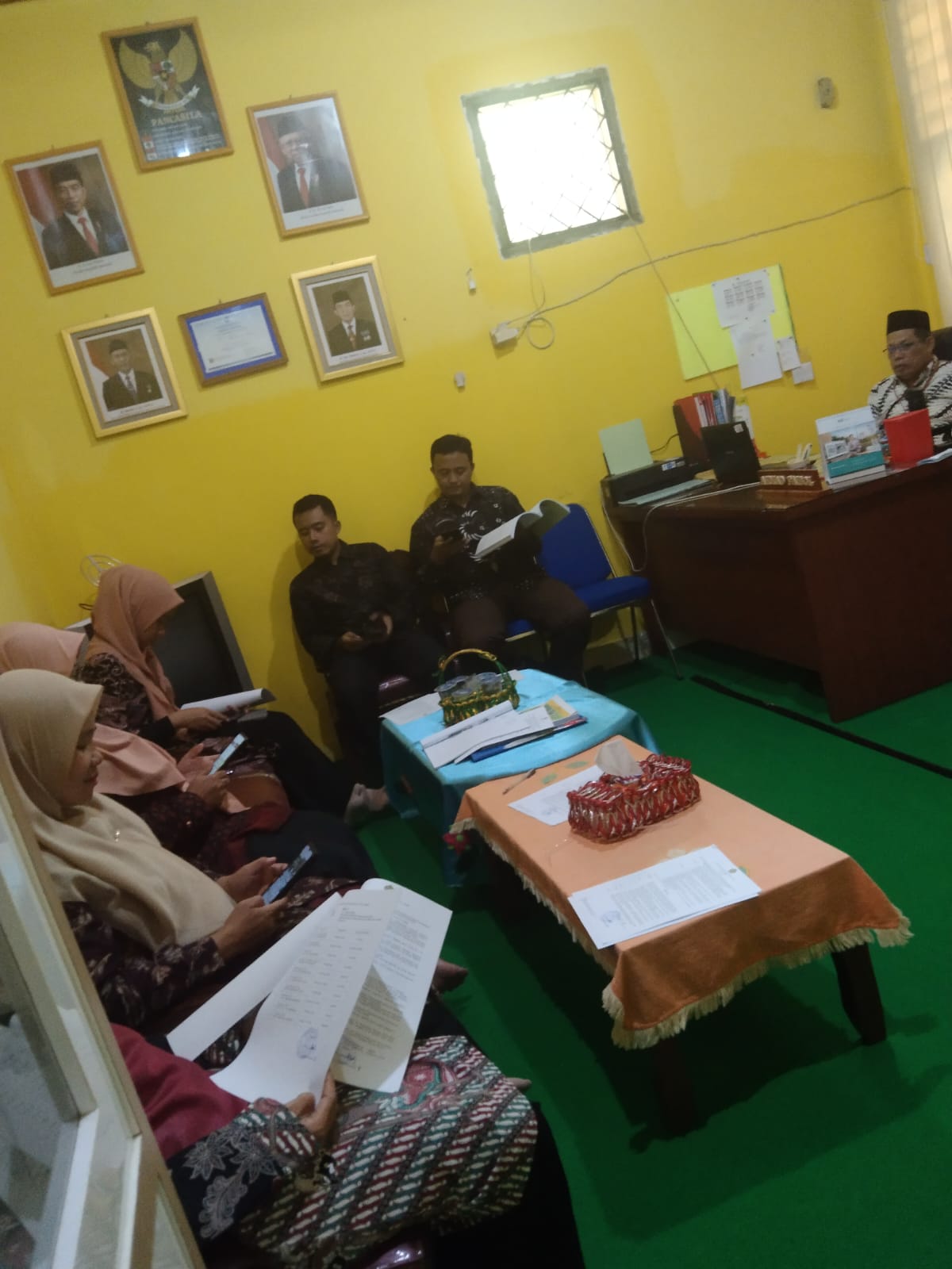  MTSN 5 KOTA JAMBI  GELAR RAPAT PERSIAPAN PELAKSANAAN ASESMEN NASIONAL BERBASIS KOMPUTER  TAHUN PELAJARAN 2024/2025