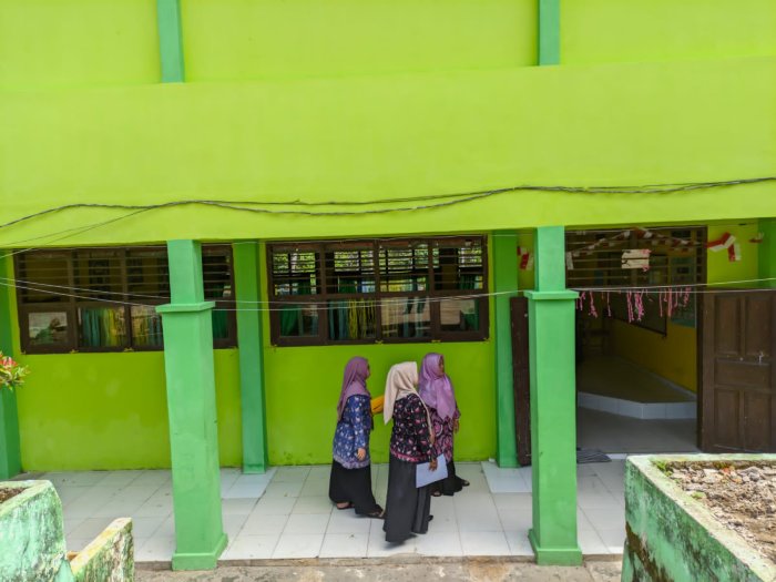 Evaluasi Akhir oleh tim Kesehatan Puskesmas Kenali Besar Jelang Penilaian Sekolah Sehat 