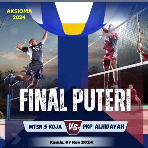 TIM VOLLY PUTRI MTsN 5 KOTA JAMBI MELAJU KEBABAK FINAL SETELAH BERHASIL MENYINGKIRKAN TIM DARI MTsN 1 KOTA JAMBI TIM VOLLY PUTRI MTsN 5 KOTA JAMBI MELAJU KEBABAK FINAL SETELAH BERHASIL MENYINGKIRKAN TIM DARI MTsN 1 KOTA JAMBI